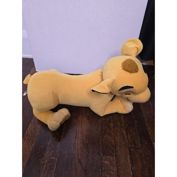 Vintage Disney Hasbro 2002 The Lion King Simba Plush 20" Set of 2 large - Picture 15 of 16